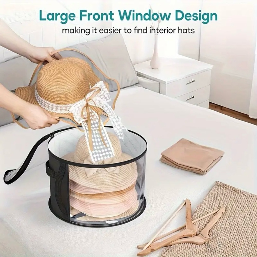 Transparent Hat Storage Box - Picture 4 of 5